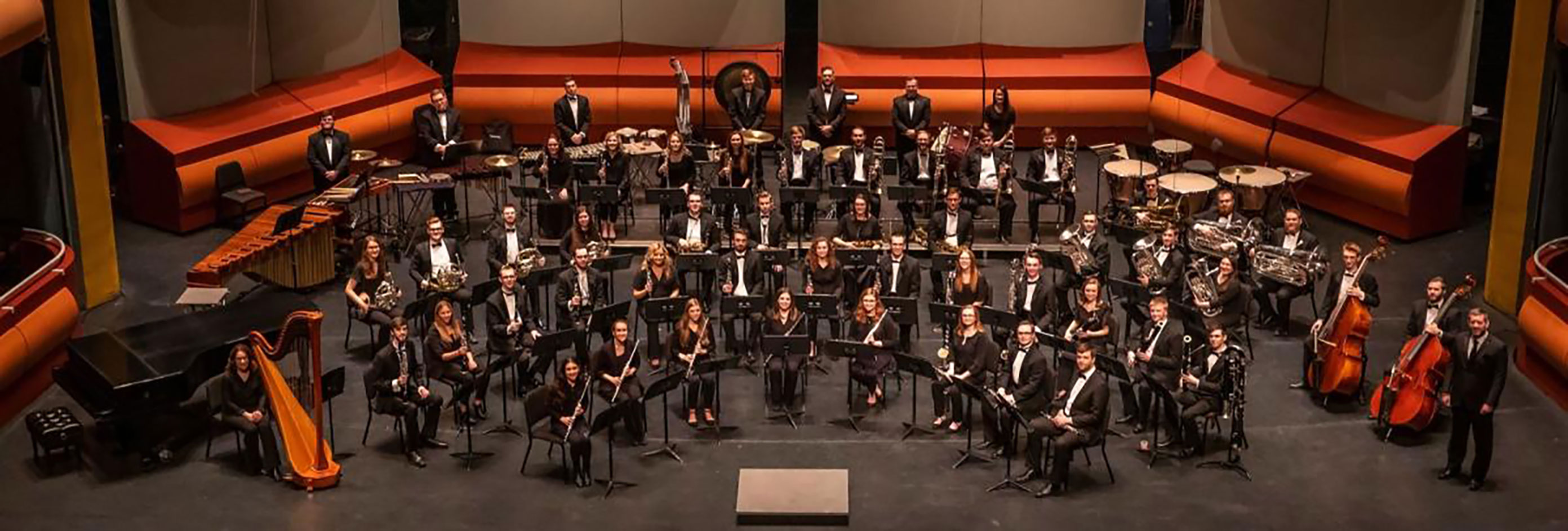 Orchestra overhead shot.