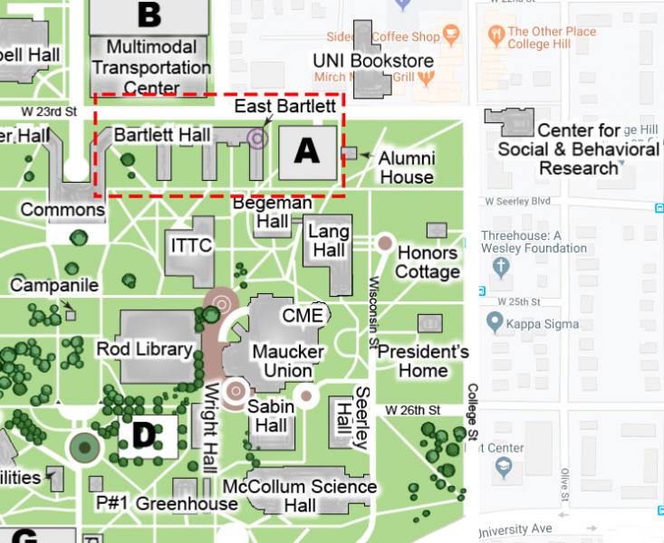 Campus Map - East Bartlett